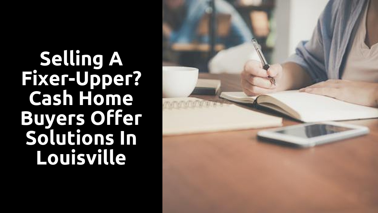 Selling a Fixer-Upper? Cash Home Buyers Offer Solutions in Louisville